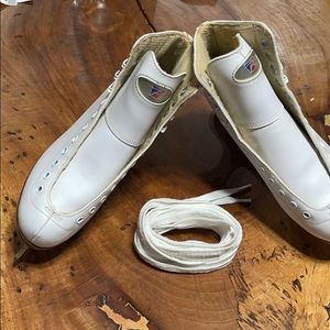 Riedell White Ice Skates